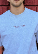Own Lane Tee — Heather Gray