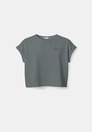 Lucidity Shine On Gray Crop — Front — Wide Awake SS25