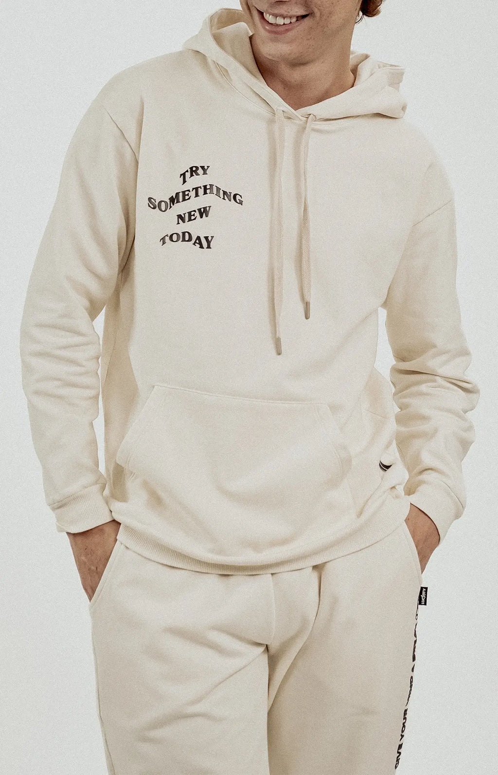 SmileyWorld® Men's Sweatpants - Off-White