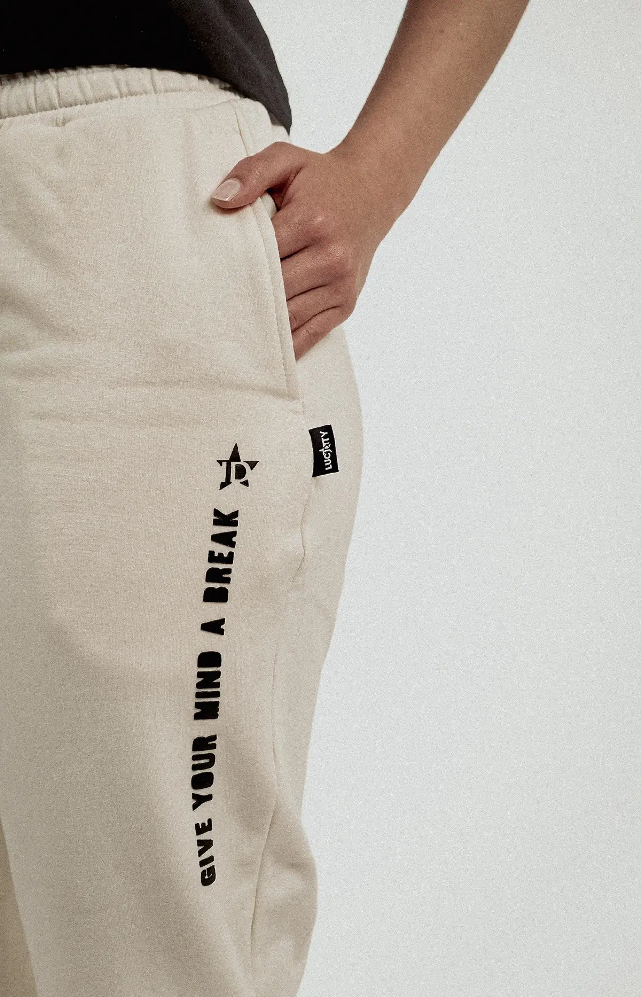 SmileyWorld® Women's Sweatpants - Off-White