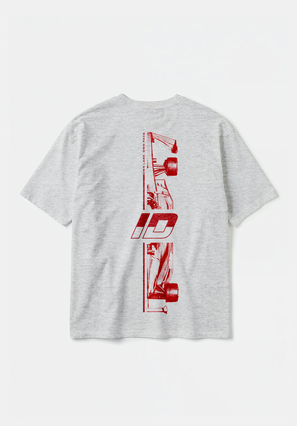Own Lane Tee — Heather Gray
