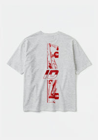 Own Lane Tee — Heather Gray