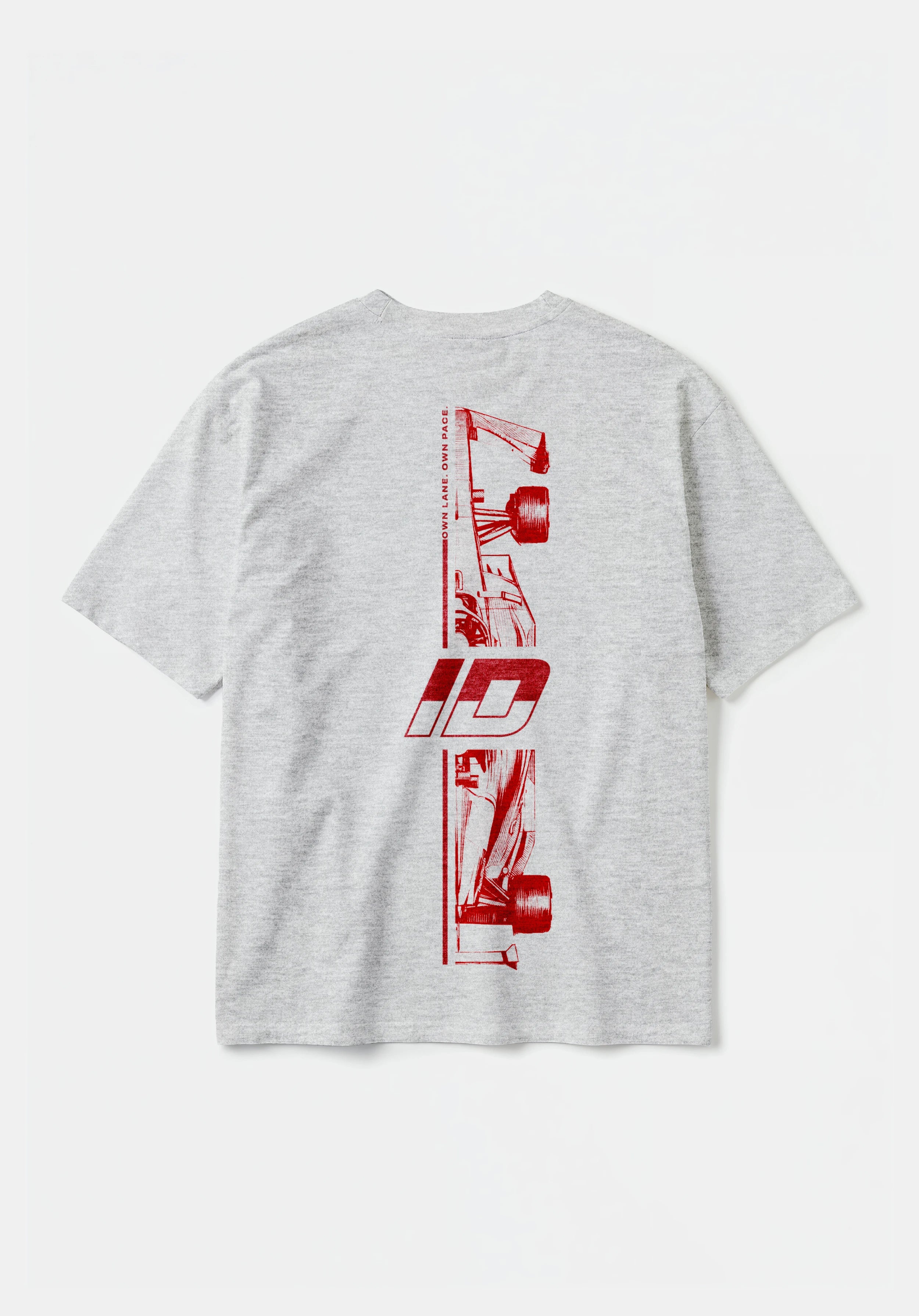 Own Lane Tee — Heather Gray