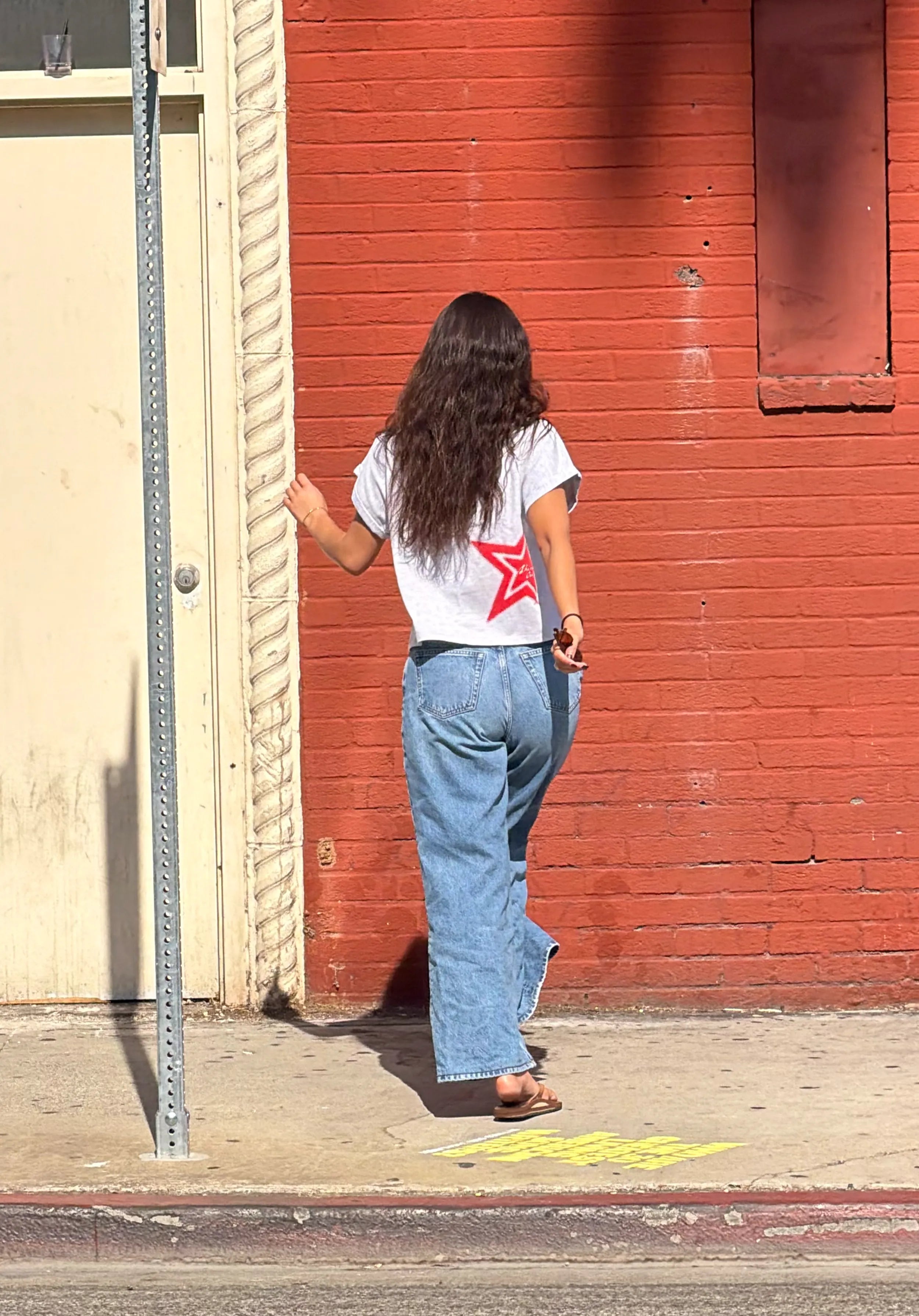 Own Lane Crop — Heather Gray