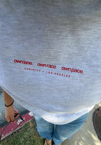 Own Lane Crop — Heather Gray