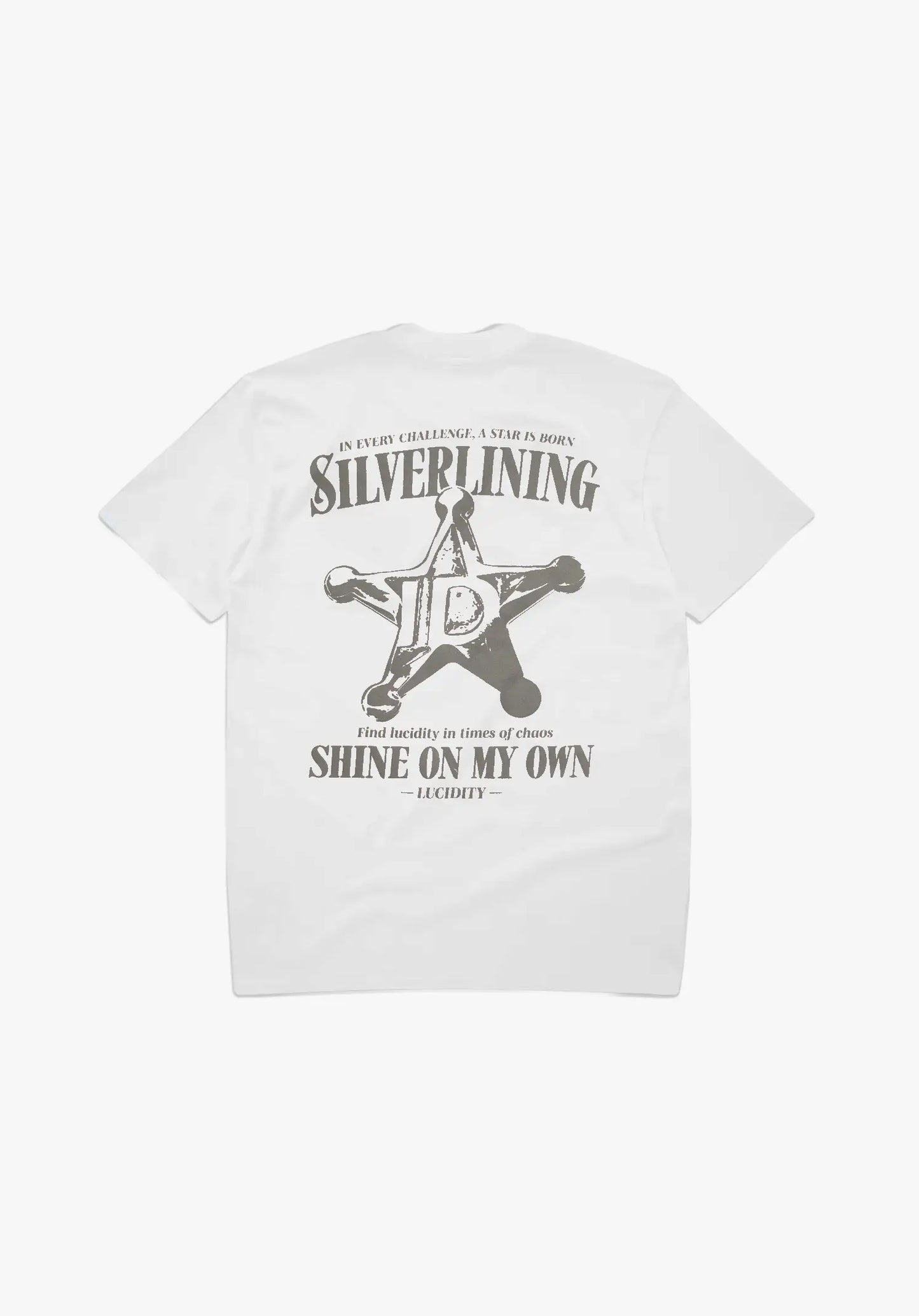 White Silver Lining Box Unisex Tee