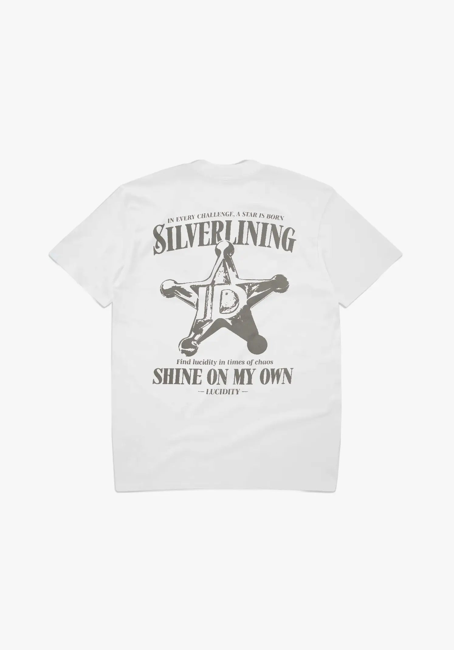 Silver Lining White Tee
