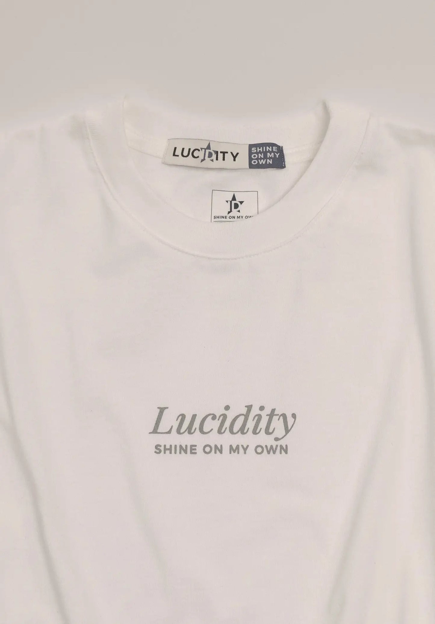 White Silver Lining Box Unisex Tee