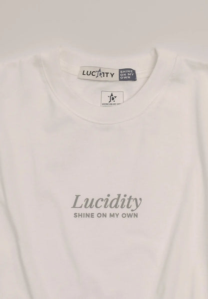 White Silver Lining Box Unisex Tee